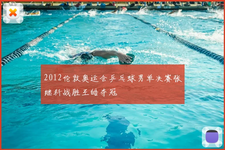 2012伦敦奥运会乒乓球男单决赛张继科战胜王皓夺冠